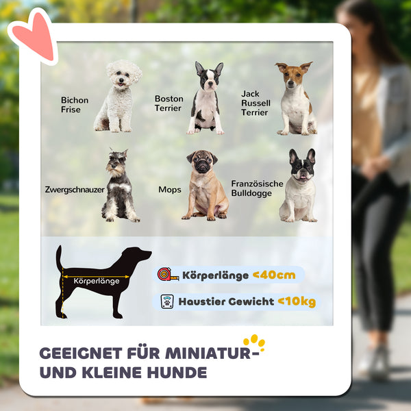Hundebuggy klappbar mit abnehmbarem Korb für Haustiere
