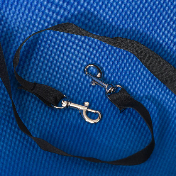 Hundebuggy klappbar mit Dach und Becherhalter bis 4kg blau