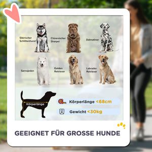 Hundebuggy faltbar mit 4 Rädern und Bremse für grosse Hunde