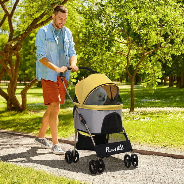 Hundebuggy Trolley 2-in-1 klappbar für kleine Hunde bis 10kg