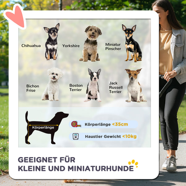 Hundebuggy Trolley 2-in-1 klappbar für kleine Hunde bis 10kg