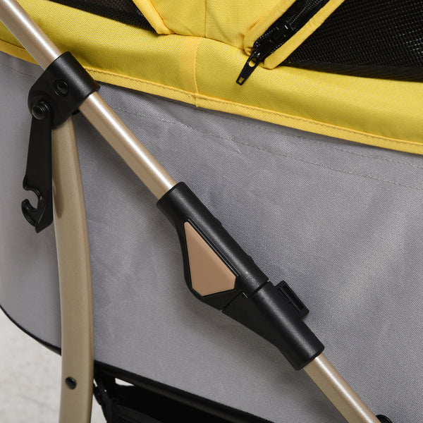 Hundebuggy Trolley 2-in-1 klappbar für kleine Hunde bis 10kg