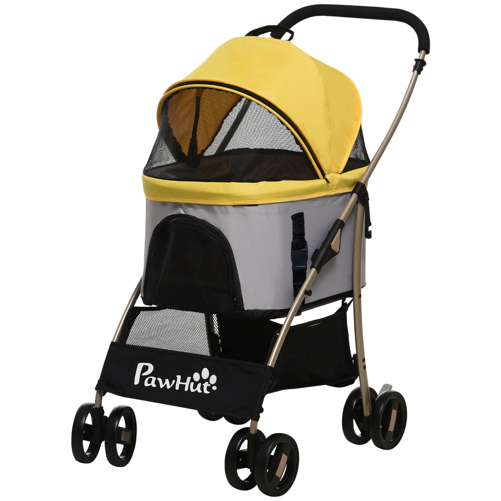 Hundebuggy Trolley 2-in-1 klappbar für kleine Hunde bis 10kg
