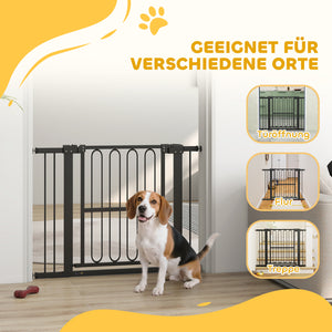 Türschutzgitter Treppengitter Absperrgitter für Hunde ohne Bohren