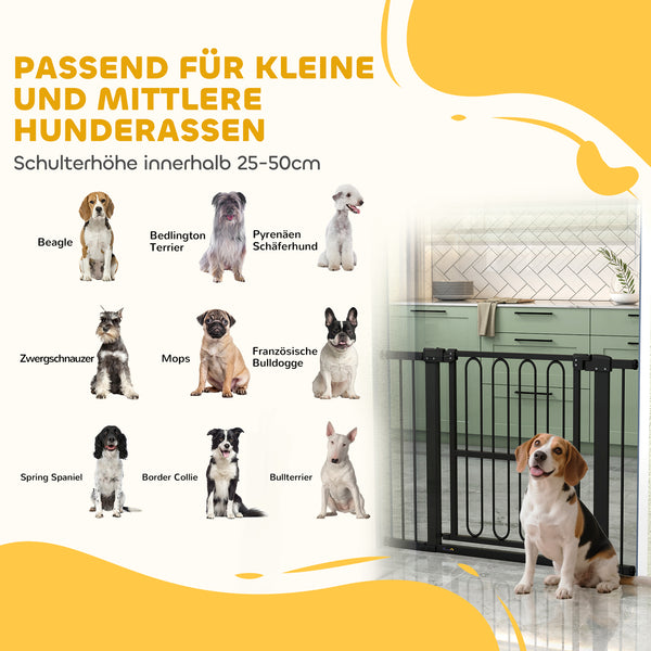 Türschutzgitter Treppengitter Absperrgitter für Hunde ohne Bohren