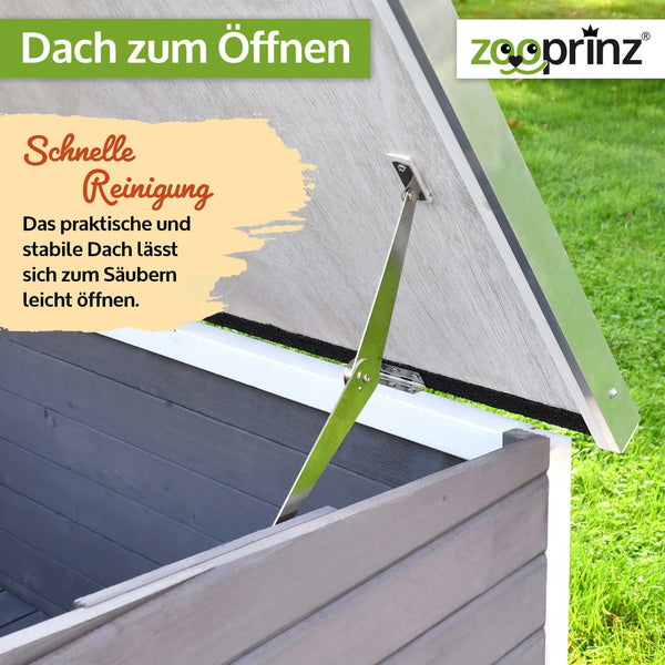 Hundehütte Rocky M – wetterfest & stabil für den Aussenbereich