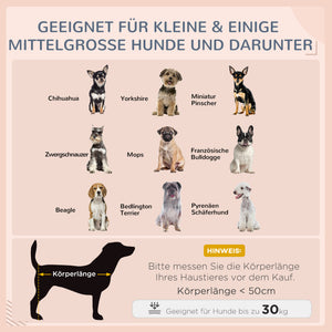 Hundehütte Outdoor wetterfest mit herausnehmbarem Kissen