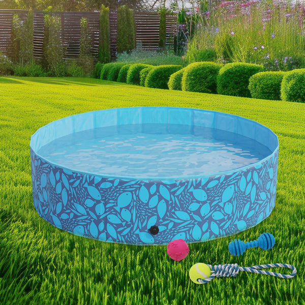 Hundepool Faltpool CoolWave  faltbarer Hundepool 120x30cm, rutschfest & stabil