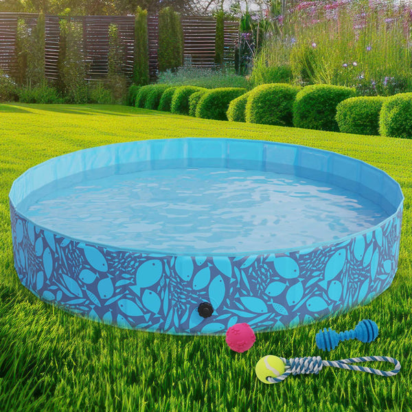 Hundepool Faltpool CoolWave  faltbarer Hundepool 160x30cm, rutschfest & stabil