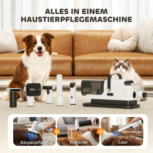 Hundeschermaschine leise mit Staubsauger für Haustiere