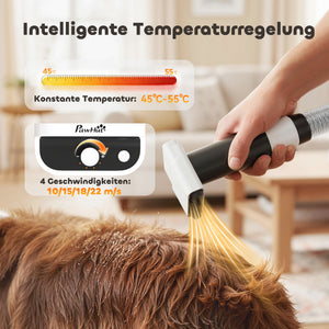 Hundeschermaschine leise mit Staubsauger für Haustiere