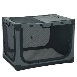 Hundetransportbox faltbar mit Kissen waschbar bis 30kg