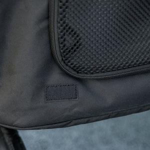 Hundetrolley klappbar mit Kissen und Taschen schwarz