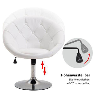 Arbeitshocker höhenverstellbar Weiss