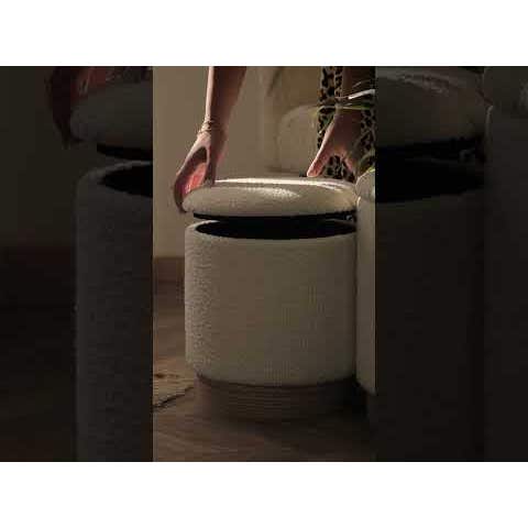2er Set Sitzhocker Orchide