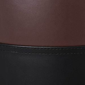 Standboxsack Veganleder, Kunststoff 160–185 cm Schwarz, Rot
