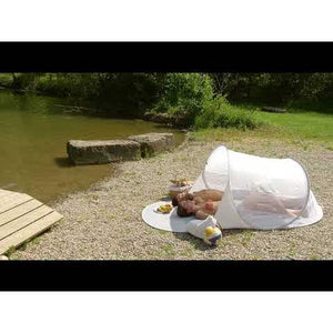 Abri de plage pliable Angelika gris