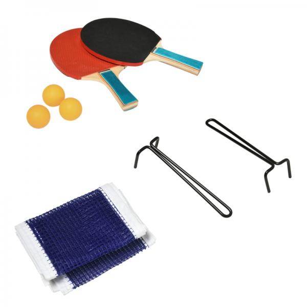 Tischtennistisch, in Originalgrösse, klappbar, 8 Räder, inkl. Schläger und Bälle, grün, 2,74 x 1,52 x 0,76 m