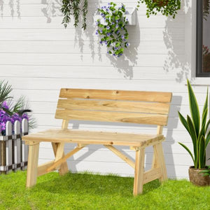 Gartenbank für 2 Personen Tannenholz