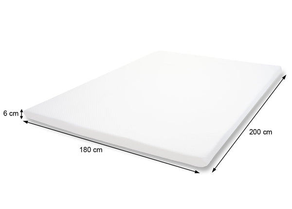 Kaltschaum Topper Matratzenauflage Matratzenschoner 6cm 180x200cm
