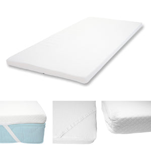 Kaltschaum Topper Matratzenauflage Matratzenschoner 6cm 90x200cm