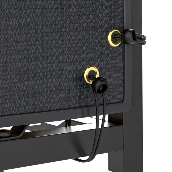 Kaminholzregal Abdeckung 2er-Set 148x62cm wasserdicht Schwarz