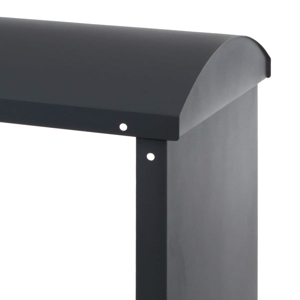 Kaminholzregal Brennholzregal Metall anthrazit 160x98x50cm für Kamin & Outdoor