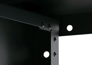 Kaminholzregal Brennholzregal Metall anthrazit 160x98x50cm für Kamin & Outdoor