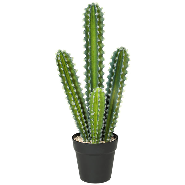Kaktus Kunstpflanze künstlich im Topf Deko für Büro 53cm