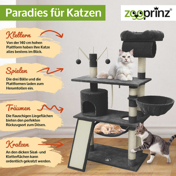 Katzenbaum Emelly Dunkelgrau
