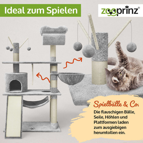 Katzenbaum Emelly Hellgrau