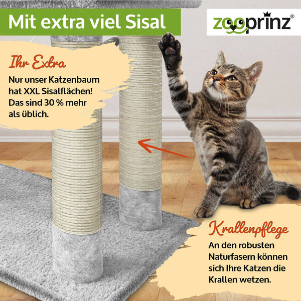 Katzenbaum Emelly Hellgrau