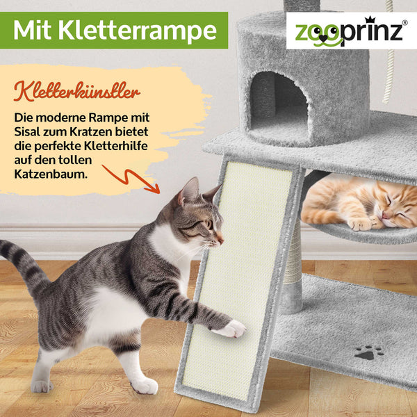 Katzenbaum Emelly Hellgrau