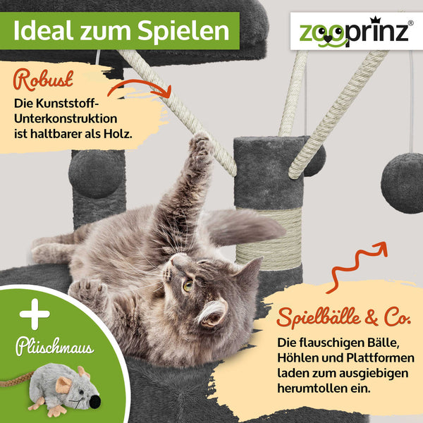 Katzenbaum Kätty Dunkelgrau