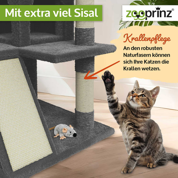 Katzenbaum Kätty Dunkelgrau