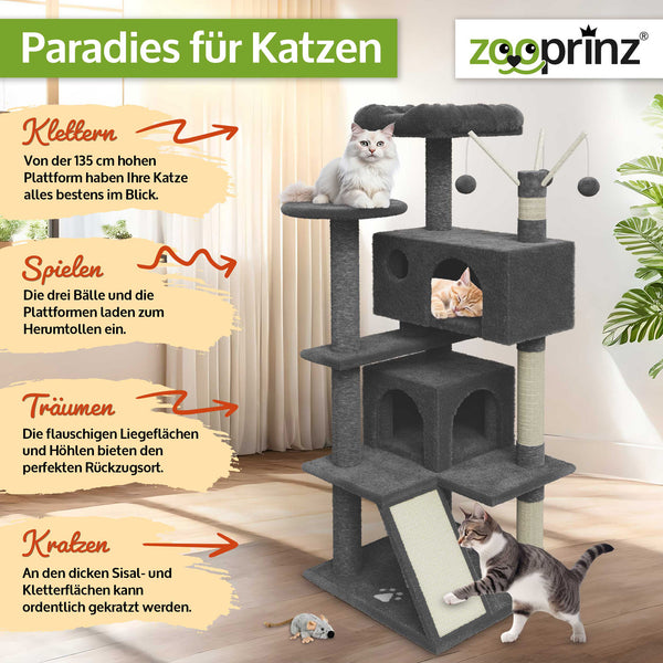 Katzenbaum Kätty Dunkelgrau