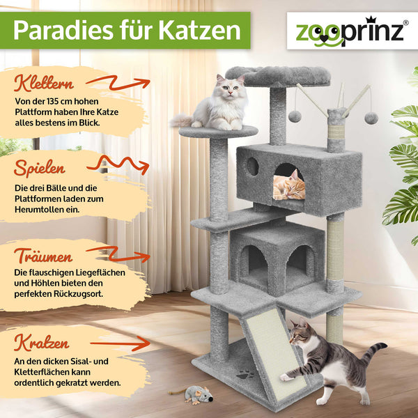 Katzenbaum Kätty Hellgrau