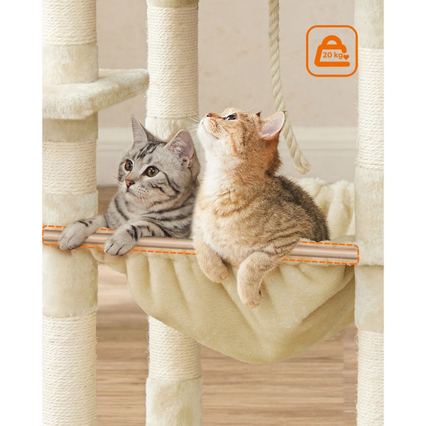 Katzenbaum Kratzbaum 143cm Beige