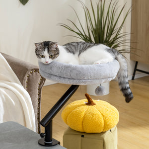 Katzenbett höhenverstellbar drehbar für Schreibtisch waschbar