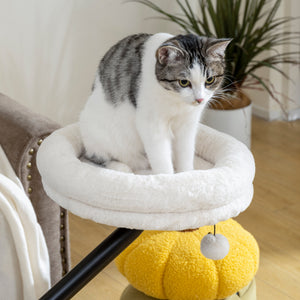 Katzenbett höhenverstellbar drehbar für Schreibtisch waschbar
