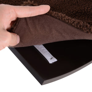 Katzenbett Wandmontage 41x28x21cm Braun