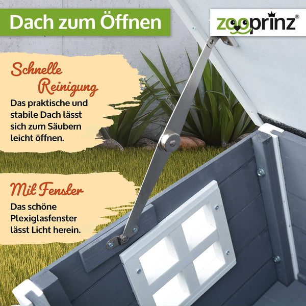 Katzenhaus Fontana Grau-Weis