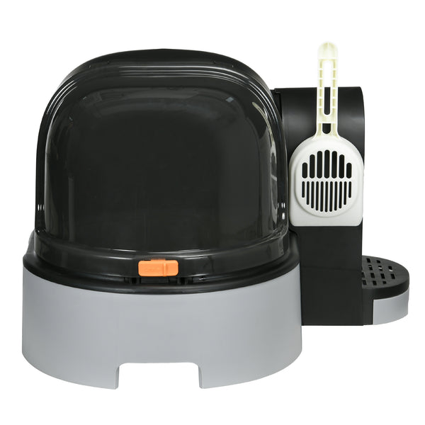 Katzenhaus Katzentoilette 2 Bodenwannen 52x60x42cm Grau