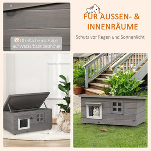 Katzenhaus Katzenvilla Outdoor Katzenhütte