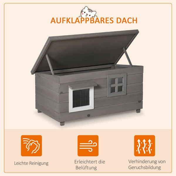 Katzenhaus Katzenvilla Outdoor Katzenhütte