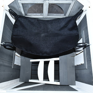 Katzenhaus Tannenholz 59x55x109cm Grau