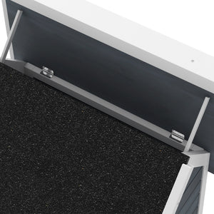 Katzenhaus wetterfest Holz 77x57.5x68cm Grau