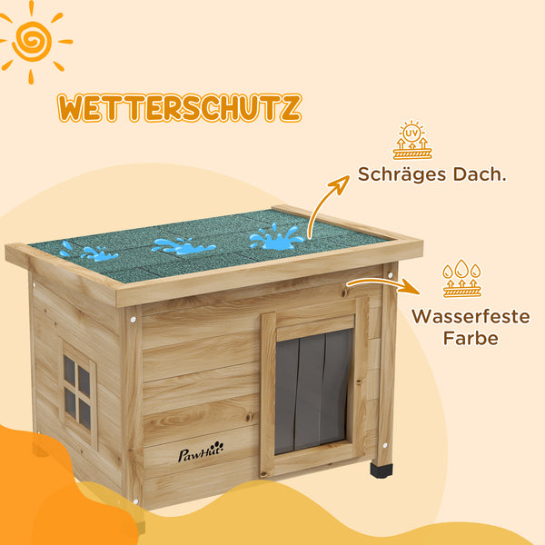 Katzenhaus Katzenhütte Outdoor wetterfest für Katzen bis 6kg