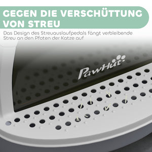 Katzenklo mit Deckel Schublade und Schaufel für Katzen