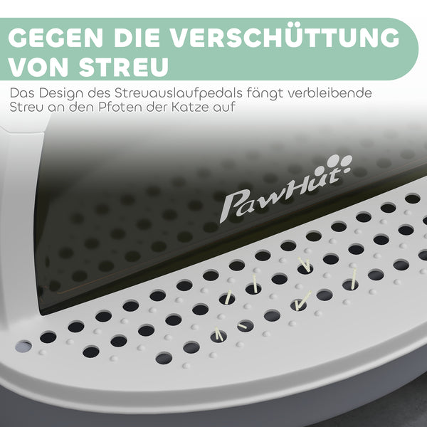 Katzenklo mit Deckel Schublade und Schaufel für Katzen